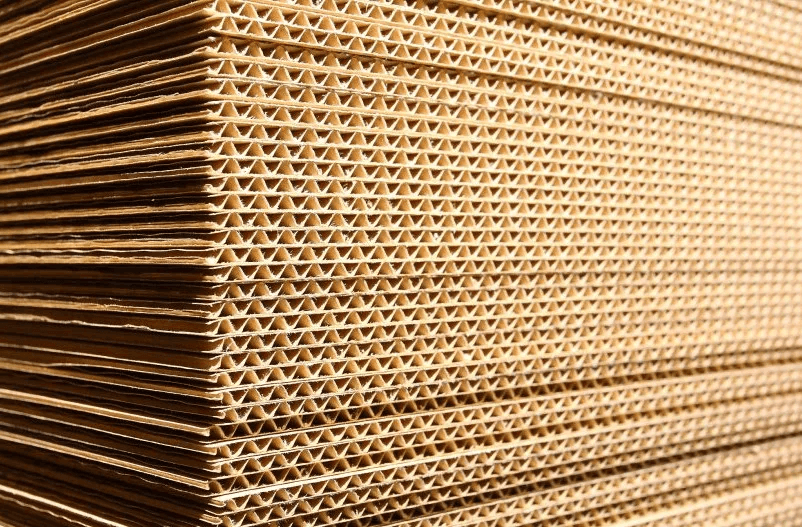 Гофролист крупным планом